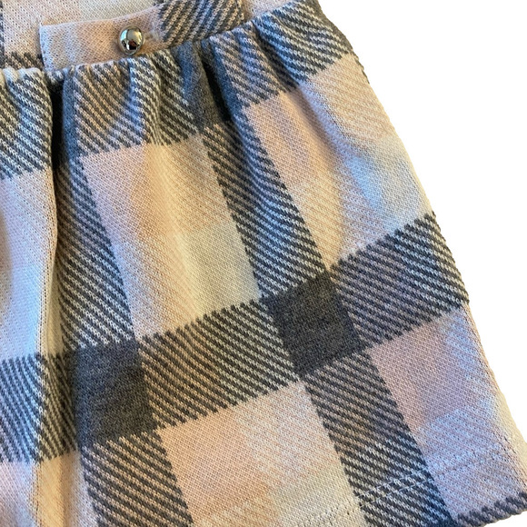 Janie and Jack Girls 🎀Dress 6-12 Months Faux Fur White Collar Holiday Winter🎀 - Picture 10 of 11